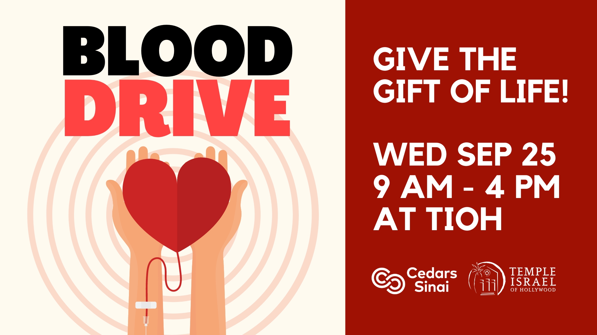 Blood Drive Calendar Event