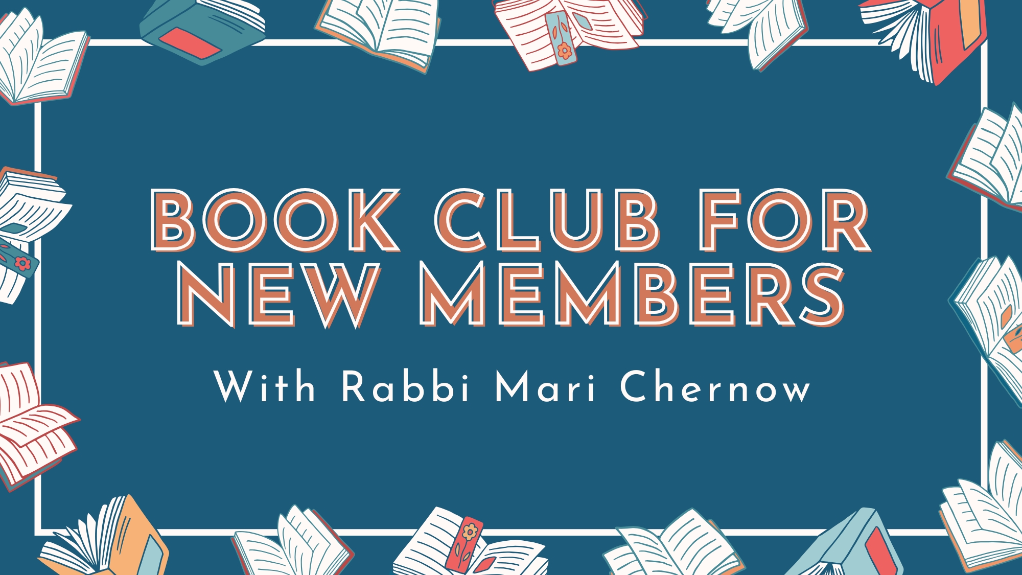 Book Club for New Members with Rabbi Mari