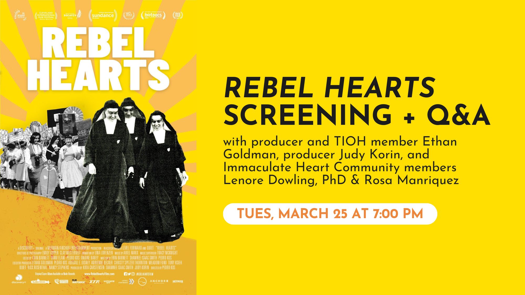 Rebel Hearts Screening and Q&A