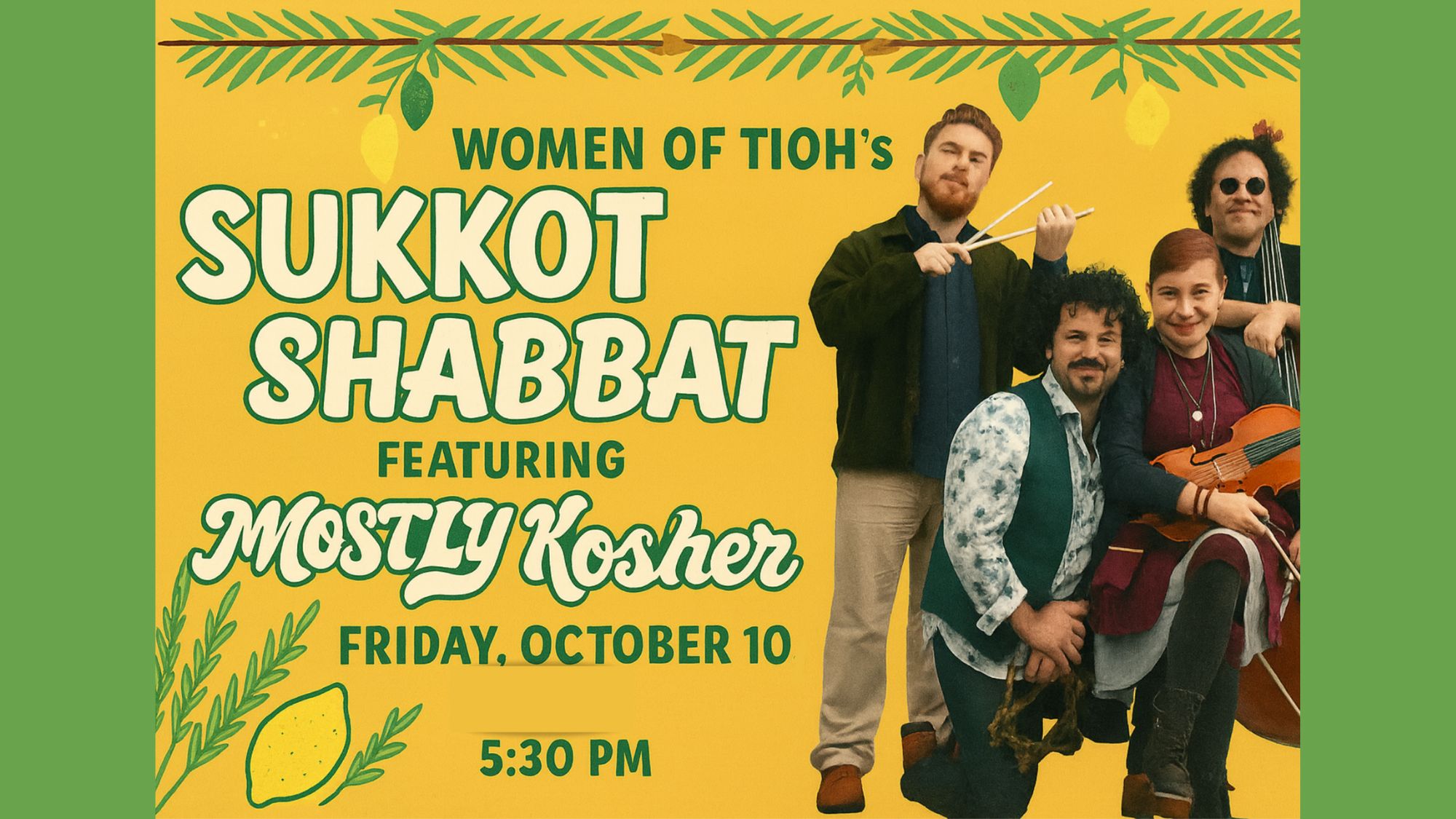 WoTIOH's Sukokt Shabbat 2025